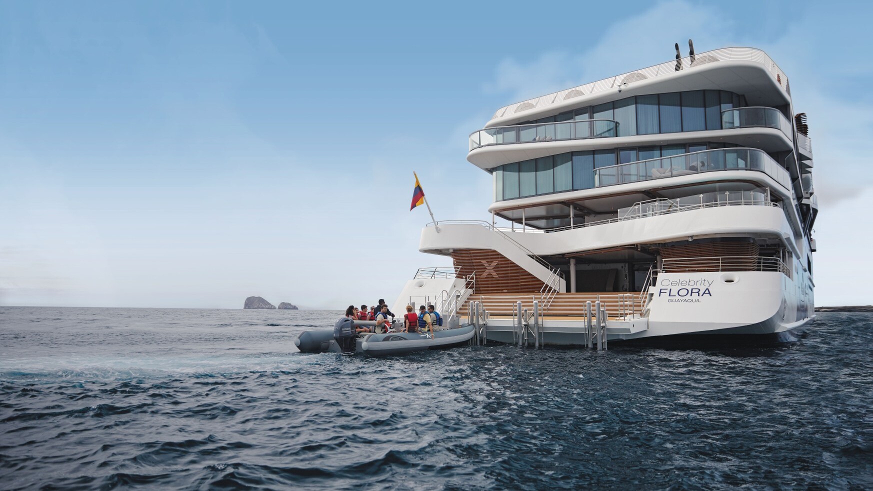 Die Celebrity Flora — Foto: Celebrity Cruises