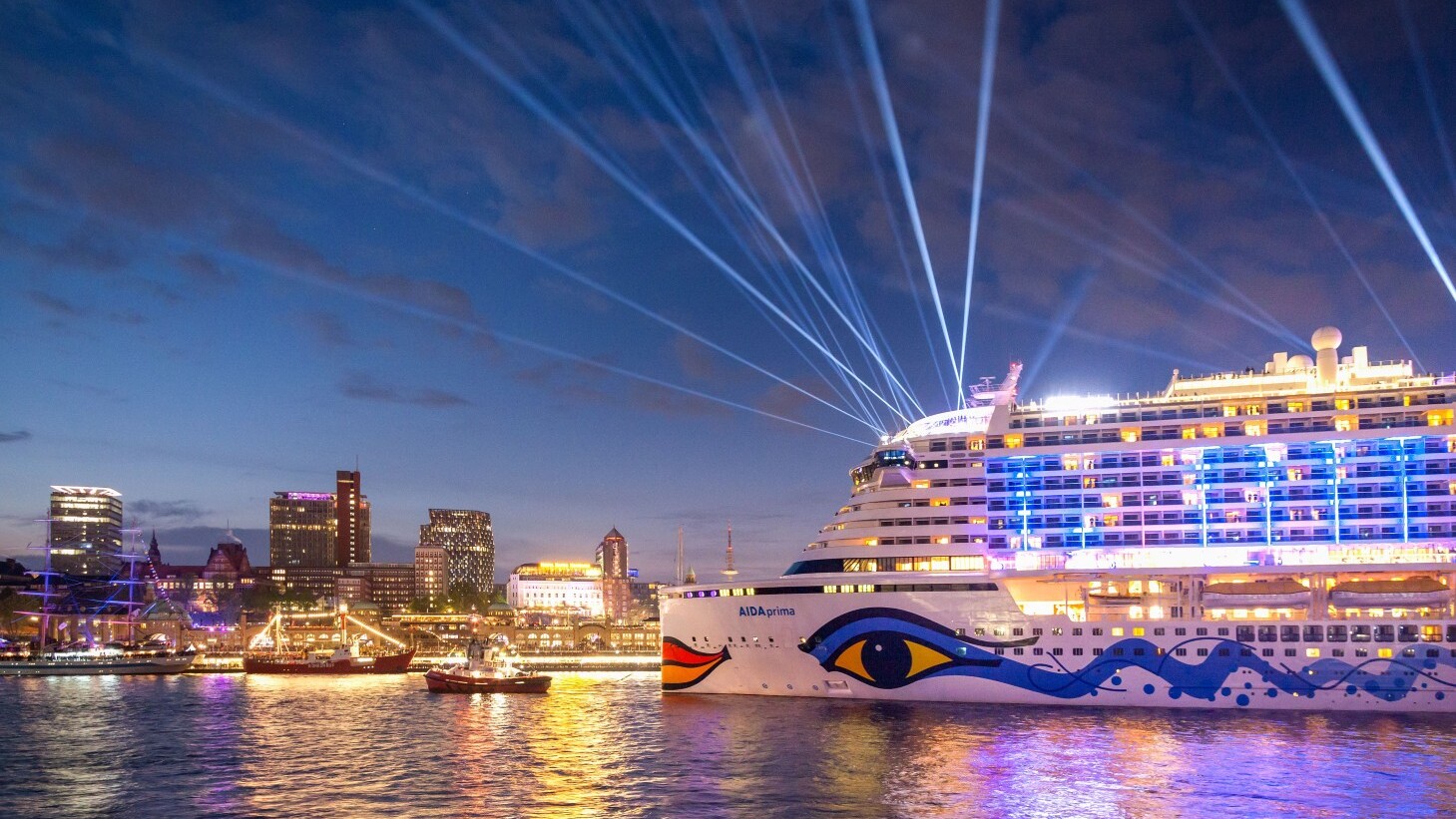 AIDAprima in Hamburg — Foto: AIDA Cruises
