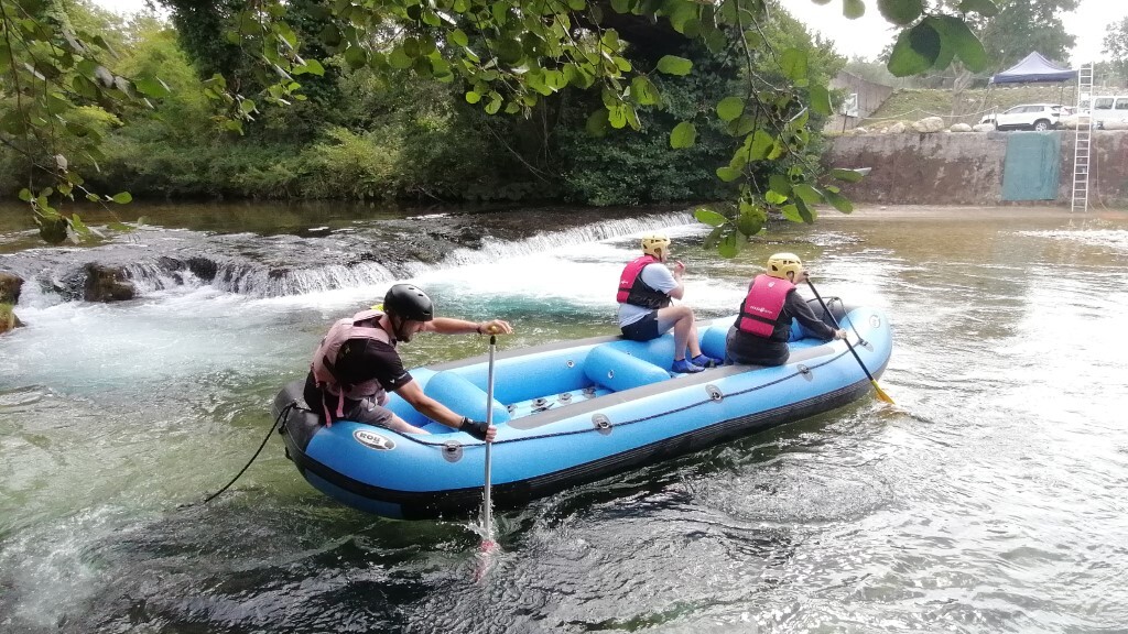 Rafting am Volturno Fluss — Foto: Martha Steszl
