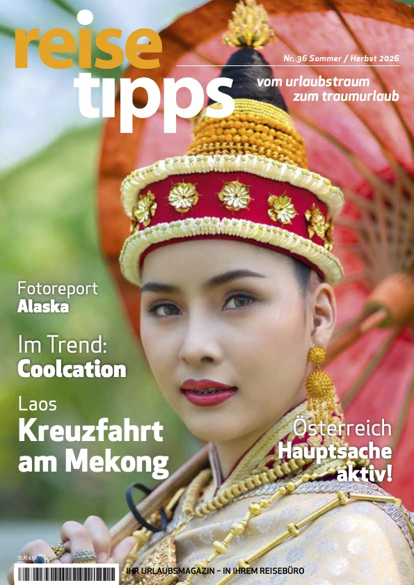 Die neue Ausgabe von reisetipps &mdash; Coverfoto:  Supermop/shutterstock.com