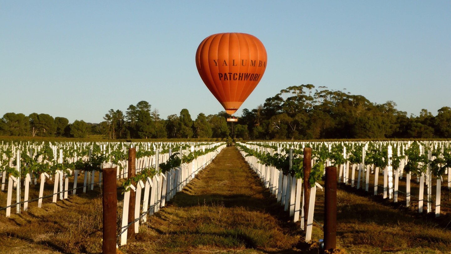 Barossa Valley Ballooning in Südaustralien — Foto: Exploring9to5
