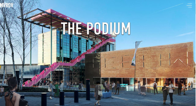 The Podium in Rotterdam — Foto: www.mvrdv.nl