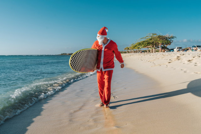 Santa Clause auf Aruba — Foto: Aruba Tourism Authority