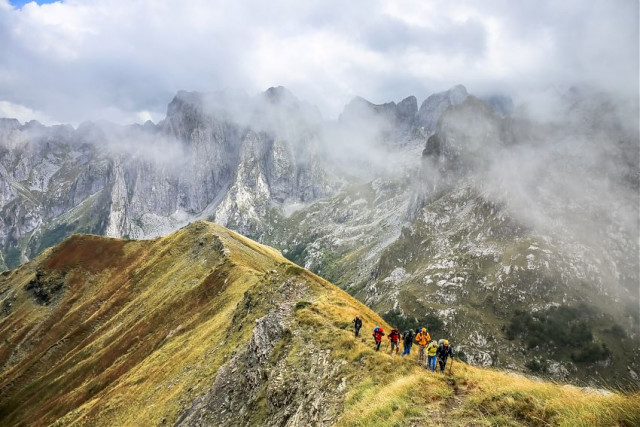 Wandern in Albanien — Foto: Weltweitwandern