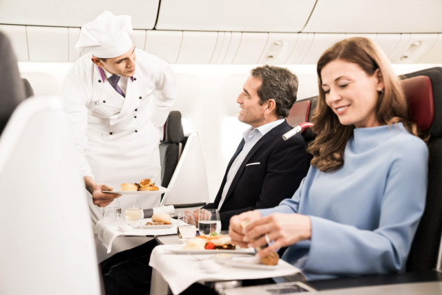 Do&Co Flying Chefs auf den Business Class-Flügen — Foto: Austrian Airlines