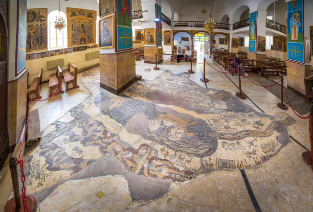 Madaba, Kirche des Heiligen Georg — Foto: Jordan Tourism Board