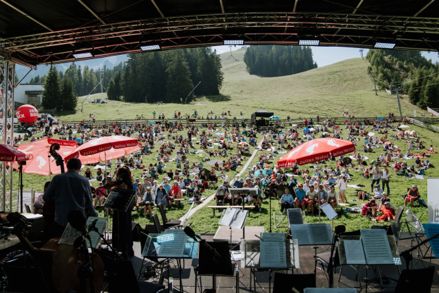 Klassik am Berg — Foto: Dino Bossnini / Tiroler Kammerorchester Innstrumenti 