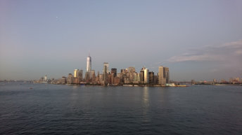 Blick auf Manhattan von Bayonne — Foto: Christiane Reitshammer, www.textkitchen.at