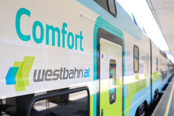 Mit der WESTbahn nach München — Foto: Schedl / WESTbah
