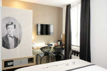 Hôtel Arthur Rimbaud in Paris — Foto: Hôtels Littéraires