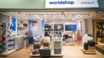 Worldshop am Flughafen Wien-Schwechat — Foto: Austrian Airlines