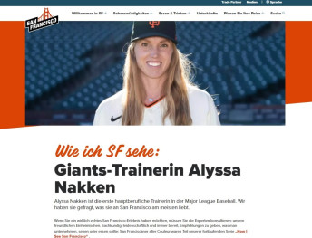 Alyssa Nakken, Baseball Coach San Francisco Giants — Foto: SFTA / www.sftravel.com