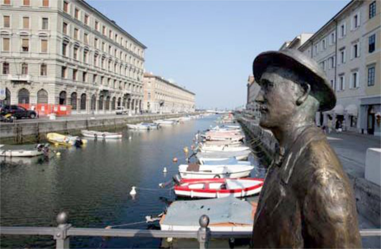James Joyce am Canale Grande — Foto: www.discover-trieste.it