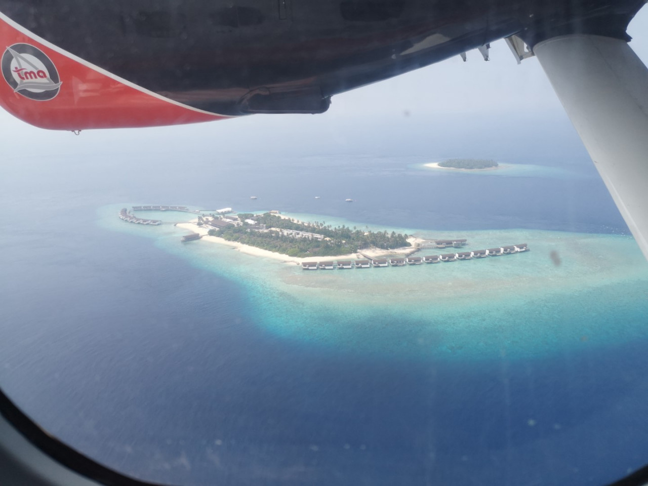 Malediven von oben — Foto: Julia Trillsam 