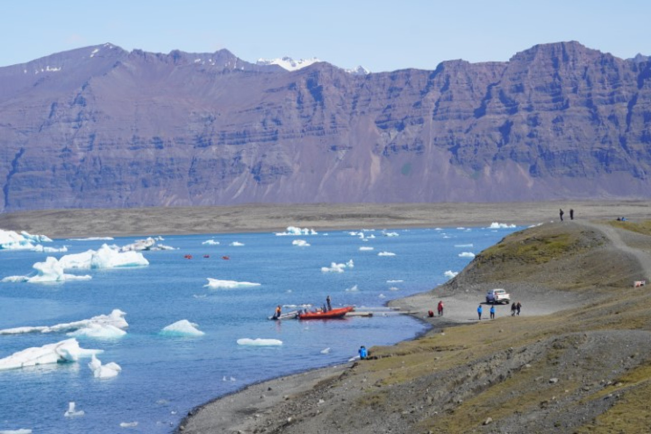 Die Gletscherlagune Jökulsárlón — Foto: Christiane Reitshammer