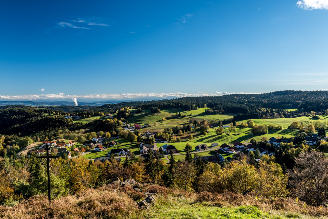 Bergbaurundweg Dachsberg, Blick vom Kreuzfelsen — Klaus Hansen / Ferienwelt Südschwarzwald 