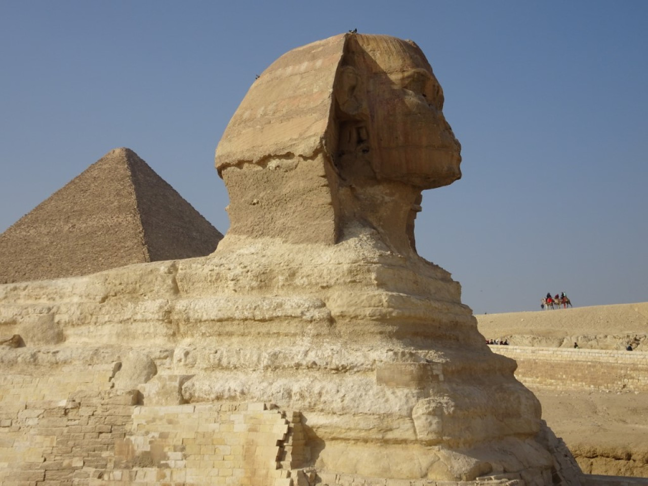 Die Sphinx vor Kairo — Foto: Martha Steszl