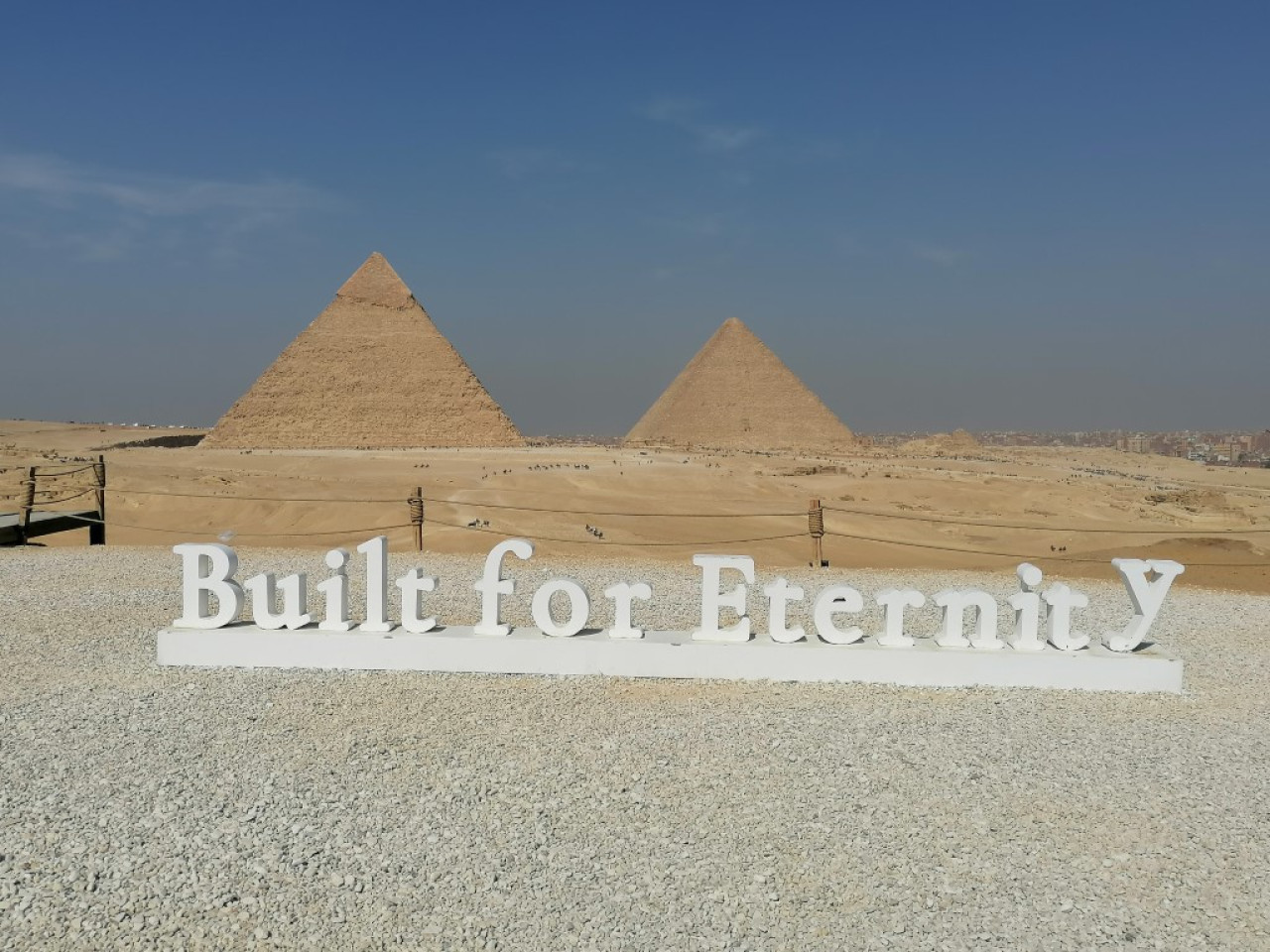 Pyramiden von Gizeh — Foto: Martha Steszl